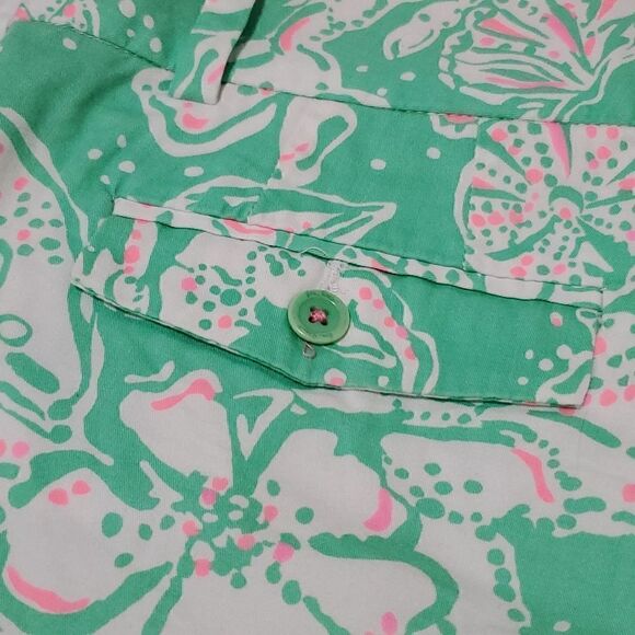 Lilly Pulitzer womans Barclay shorts, Beach Bash Glenda, size 2 - Picture 6 of 6